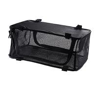 ifundom Outdoor Camping Tableware Storage Bag Collapsible Cooking Utensil Organizer with Zipper Breathable Mesh Design for Hiking Picnics Home Use