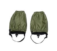 ifundom Outdoor Hiking Lattice Adult Snow Ankle Gaiters Adjustable Lightweight Oxford Cloth Foot Covers for Mountain Climbing and Trail Walking in Army Green