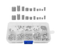 ifundom PC Screw Kit 200pcs Stainless Steel M3-M8 Sizes Silver Compact Torque Transmission Fasteners for Electronic Devices