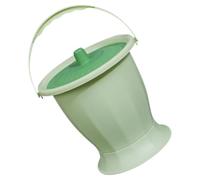 ifundom Pee Cup Spittoons Urinal - Round Plastic Chamber Pot with Lid, Lightweight and Easy to Wash for Elderly and Disabled People in Hospital or Home