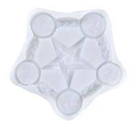 ifundom Pentagram Easy Candles Can Silicone Holder and Mold Candle Hold Candlestick to Clean Five for Crafts for Divination