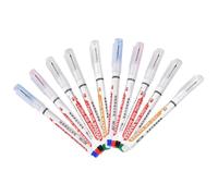 ifundom Permanent Marker Pens 10Pcs Multi-Color Long Nose Markers with Waterproof Ink for Bricklayer and Woodworking Marking