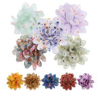 ifundom Pet Flower Bow Ties Collar Charms 10pcs Lace for Puppy