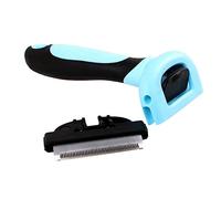ifundom Pet Grooming Comb with Handle Easy to Use Dog Hair Brush for Shedding Unhitching S Blue for Keeping Pets Healthy and Bedrooms Clean
