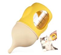 ifundom Pet Nursing Bottle for Newborn Kittens Puppies Ergonomic Design with Scale Valve for Controlled Feeding Reusable Animal Feeding Supplies