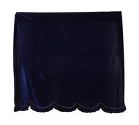 ifundom Piano Dust Cover Full Cover: Decorative Pleuche Protector Cloth with Macrame - Washable and Reusable Slipcover for Upright Piano