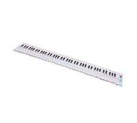 ifundom Piano Keyboard Practice Guide Paper for Beginners and Students with Finger Simulation Teaching Aid, 88 Key Ratio Design Portable Learning Chart to Improve Efficiency
