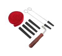 ifundom Piano Tuning Kit 8pcs Piano Repairing Accessory with Tuning Hammer Mutes Temperament Strips Easy to Use
