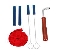 ifundom Piano Tuning Kit for Beginning Tuners Piano Tuner Tool Set 6 Pcs with Rubber Stoppers and Sound Blocks, Metal and Plastic for Adjusting Sound Quality and Temperament