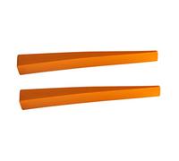 ifundom Piano Tuning Tools 1 Pair Orange Rubber Mute Forks for Mid Bass Range Stainless Steel Sturdy Accessories for Home and Student
