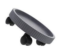 ifundom plants stand with wheels planter plate holder round PP tray easy to move pots for balcony home garden