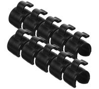 ifundom Plastic Cable Clips Easy to Install Cable Holders 20pcs with 25mm Wire Diameter and Preventing Tripping Hazards during Live Streaming for Microphone Stand and Pole Mount