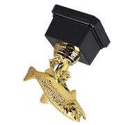 ifundom Plastic Fish Trophy Award Cup for Parties and Competitions - Trophy Prize Gold Color, Lightweight Plastic Award for School and Fishing Games