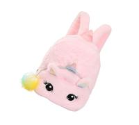 ifundom Plush Unicorn Backpack Cartoon School Backpack Stylish Adorable Pink Kids Carrying Everyday Essentials for School and Outdoor