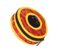 ifundom Polyester Meditation Bell Storage Bag with Zipper, Nepal Bell Box Protector for Meditation Accessories, Supple Design for Safe Storage Style