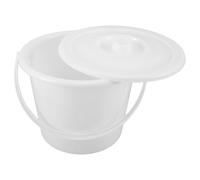 ifundom Portable 3000ml Plastic Urinal Jug with Handle and Lid, Easy to Clean Bedside Commode Bucket with Measuring Scale for Adult Users at Home and Car