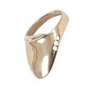ifundom Portable Brass Finger Guard Ring for Archery Wear-resistant Ergonomic Design Heavy Bow String Protection for Adults and Beginners Comfortable Fit for Indoor and Outdoor Hunting Use