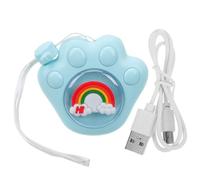 ifundom Portable Cat Claw Hand Warmer USB Quick Heating Luminous Cartoon Hand Warmer with Night Light for Outdoor Camping and Winter Use, Blue