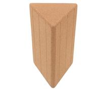 ifundom Portable Cork Yoga Block for Stretch Exercise and Abdominal Muscle Training, Triangular High Density Yoga Training Brick for Pilates and Fitness Workouts