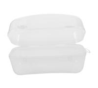 ifundom Portable Diving Mask Case for Adults Clear Hard Plastic Storage Box with Scratch-resistant Interior Lightweight and Spacious Container for Scuba Snorkeling Snowboard Goggles and