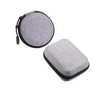 ifundom Portable Eva Microphone Storage Bag 2pcs Set with Padded Compartments for Wireless and Collar Microphones, Cable Organizer Cases for Outdoor Live Streaming and Travel