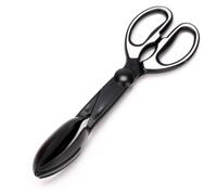 ifundom Portable Flexible Rotation with Tooth Groove Design and Lightweight Pet Poop Pickup Tool, Black Plastic Pet Scooper for Dogs and Cats for Indoor and Walk the Park Use
