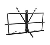 ifundom Portable Foldable Music Score Stand Desktop Piano Music Holder for Reading Book Compact Black