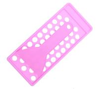 ifundom Portable Made of Sturdy Pp Material Easy for DIY Use Lip Balm Filling Tray and Lipstick Making Kit in Purple for Lipstick and Lip Balm Creation