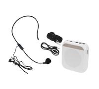 ifundom Portable Metal Voice Amplifier Sound and Lightweight Design with Wired Microphone and Back Clip Fixation, 2200mah Rechargeable Battery for Teachers and Tour Guides