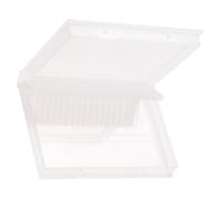 ifundom Portable Nail Drill Bit Storage Box with 20-holes Multi-hole Design, Plastic Material, Easy to Find Nail Drill Bits, Suitable for Home and Salon Manicure Use