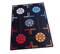 ifundom Portable Non-slip Basketball Footwork Training Mat with Impact-absorbing for Indoor Dribble Practice Silent Footstep Pad for Adults Basketball Coordination