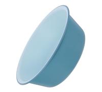 ifundom Portable Plastic Wash Basin for Face and Fruit Space-saving round Design, Easy Maintenance, Suitable for Bathroom and Hotel Use in Blue and White