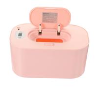 ifundom Portable USB Powered Wipe Dispenser with Constant Temperature Control, 5v 10w Wet Wipe Warmer for Diaper Changing, Outdoor Use, Built-in Display, Pp Material, USB Data Cable