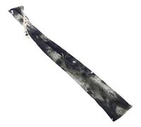 ifundom Portable Vertical Flute Storage Bag 85x6cm Cotton Flannel Lined Dustproof Flute Case with Printed Soft Fabric for Wind Instrument Protection