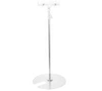 ifundom Poster Holder Stand Silver with Stainless Steel and Abs Materials, Compact Design L-Shaped Convenient to Carry for Advertising for Trade Exhibition and Business Displays