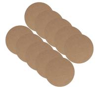 ifundom Pottery Boards Clay Backing Board 10Pcs Small Round Wood Base Sturdy DIY Clay Crafting for and Adult Artists