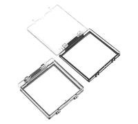 ifundom Power Button Switch Cover 2pcs Transparent Plastic Square Protector for Elevator and Computer, Designed for Public Places and Office Use