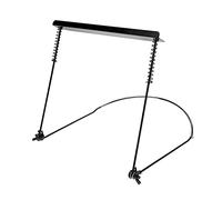 ifundom Professional 24-hole Harmonica Neck Holder Rack for 10 16-hole Harps, Zinc Alloy Black Harp Stand Support for Mouth Organ Performance and Music Practice