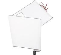 ifundom Professional Multi-function Xuan Paper Scroll, Portable Blank Calligraphy Rice Paper for Chinese Painting and Writing, Silver-gray 44-inch Vertical Art Supply for Home and Studio