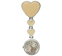 ifundom Professional Nurse Pocket Watch with Second Hand, Love-Shaped Quartz Movement, Portable and Waterproof Hanging Nurse Watch for Staff