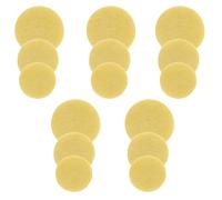 ifundom Professional Piccolo Plug Key Covers for Band and Wind Instruments, Yellow Cloth Hole Plugs Resistant to Wear, Enhancing Tone and Projection, for Practice and Instrument Repair