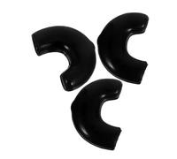 ifundom Protectors and for Sleek Use Performances Design Professional Versatile Saxophone 3pcs Neck Strap Clasp Rubber Sleeve Covers, Black Rotating Swivel Snap Hook On-the-go