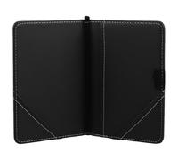 ifundom PU Leather Golf Scorecard Holder Black Golf Pocket Organizer for Yardage Journal and Score Recording for Sports Competition and Daily Games