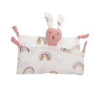 ifundom Pure Cotton Gauze Soothing Towel Muslin Blanket for Newborns Bunny Comforter Soft Breathable Cotton Muslin Cloth for Months Unisex Born Essentials