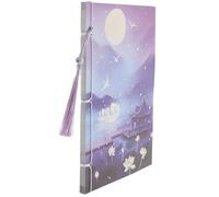 ifundom Purple A5 Lined Journal Notebook with Paper and Tassel, for Recording Ideas and Long Serving Time, for Home and Scrapbook Use