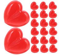ifundom Pushpins Bright Colour Design 150pcs Heart Shaped Multi-function Thumb Tacks Made of Pp and Iron for Geography Lessons and Art and Craft Activities