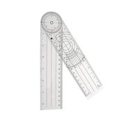 ifundom Pvc Goniometer Protractor Ruler for Physical Therapy and Evaluation, Easy to Carry with Reading, Accurate Angle Measurement Tool for Professionals