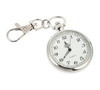 ifundom Quartz Pocket Watch for Nurses and Doctors with View, Portable Design, White Glass and Stainless Steel Material, Simple Stylish Hanging Watch for Uniforms