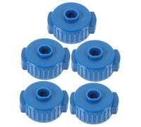 ifundom Quick Release Cymbal Nuts Lightweight Plastic Material Blue Colour 5pcs Designed to Avoid Rattle for Drum Kit Cymbals for Recording Drums