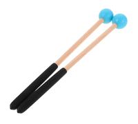 ifundom Quiet Drum Mallets with Wood Handle for Marimba Xylophone Glockenspiel Tongue Drum Soft Head Percussion Sticks for School Home Stage